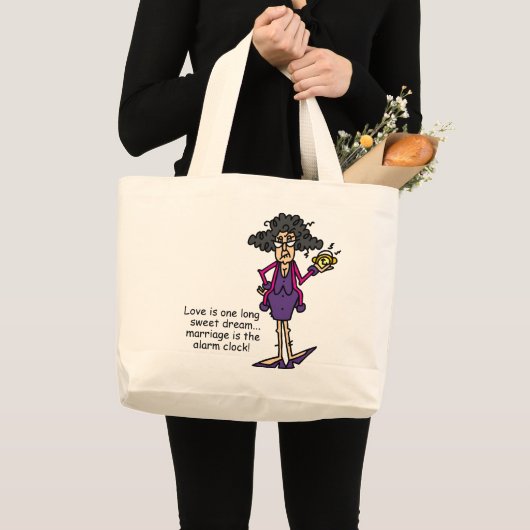 Grand Tote Bag Mariage Rude Éveil (Devant (produit))