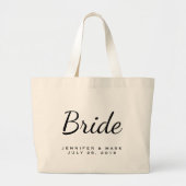 Grand Tote Bag Mariée (Devant)