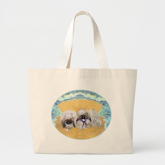 Grand Tote Bag Marins Pékinois (Devant)