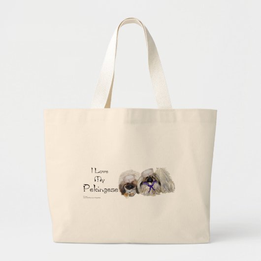 Grand Tote Bag Marins Pékinois (Devant)