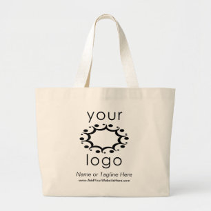 Grand Tote Bag Marque avec votre logo et les détails Customisés