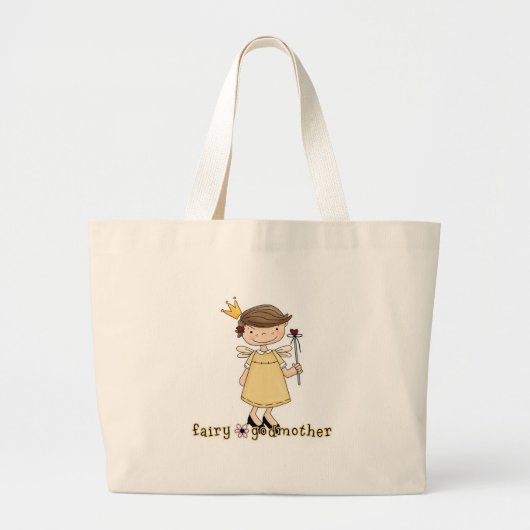 Grand Tote Bag Marraine fée (Devant)