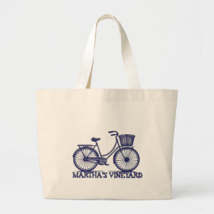 Grand Tote Bag Martha's Vineyard Séjour à Vélo Hébergement Merci