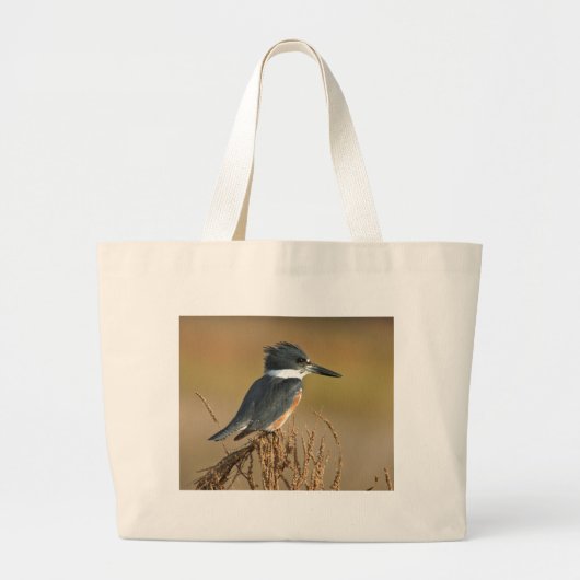 Grand Tote Bag Martin-pêcheur ceinturé (Devant)