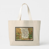 Grand Tote Bag Martinique - L'île (Dos)