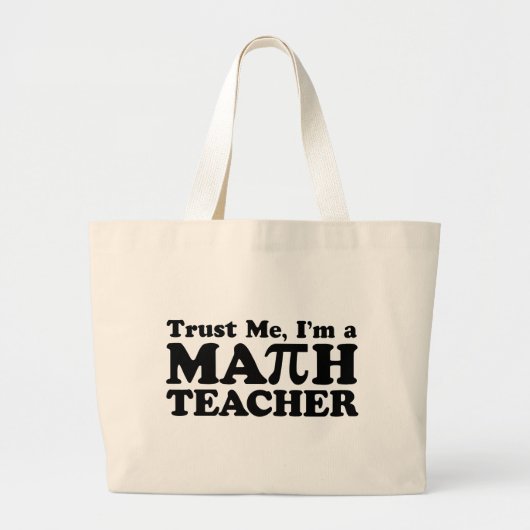 Grand Tote Bag Math Teacher (Devant)