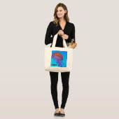 Grand Tote Bag Méduses (Devant (modèle))