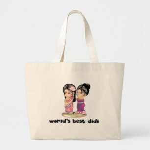 Grand Tote Bag Meilleur Didi du monde