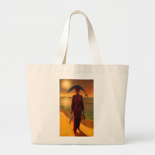 Grand Tote Bag Même le crochet (Devant)