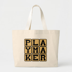 Grand Tote Bag Meneur de jeu, Star du sport ou dramaturge