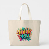 Grand Tote Bag Merci (Dos)