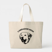 Grand Tote Bag Mère de Labrador (Dos)