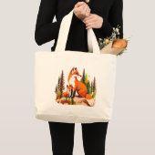 Grand Tote Bag Mère Fox et kit (Devant (produit))