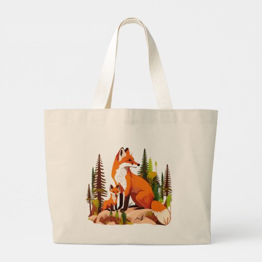 Grand Tote Bag Mère Fox et kit (Dos)