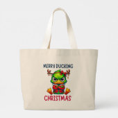 GRAND TOTE BAG MERRY DUCKING NOËL (Dos)