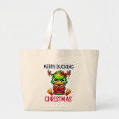 GRAND TOTE BAG MERRY DUCKING NOËL (Devant)