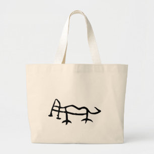 Grand Tote Bag Merveilleux Zodiac-Tigre Chinois-#001-
