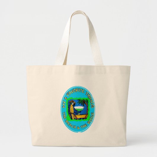 GRAND TOTE BAG MES 2 CHOSES PRÉFÉRÉES (Devant)