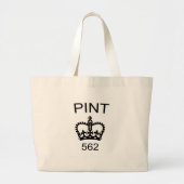Grand Tote Bag Mesure de pinte (Devant)