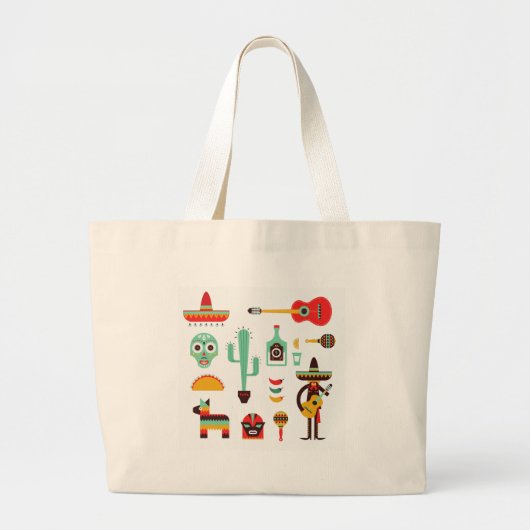 Grand Tote Bag mexican mariachi (Devant)
