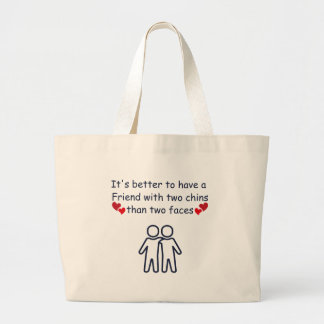 Grand Tote Bag Mieux vaut avoir un ami....Sac fourre-tout