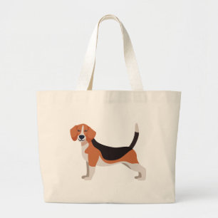 Grand Tote Bag Mignon Cadeau Beagle Chien Chiot Cartoon Amour Bea