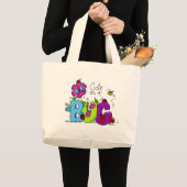 Grand Tote Bag Mignon comme insecte (Devant (produit))