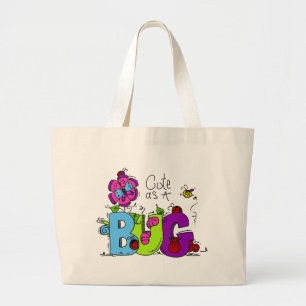 Grand Tote Bag Mignon comme insecte
