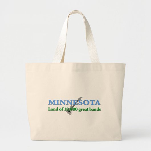 Grand Tote Bag Minnesota - Terre de 10 000 bandes (Devant)