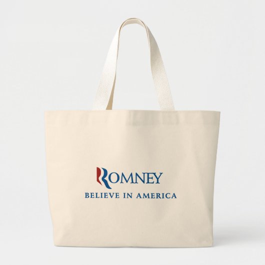 Grand Tote Bag Mitt Romney 2012 (Devant)