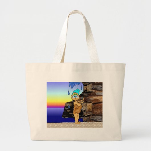 Grand Tote Bag Mlle avril (Devant)