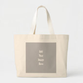 Grand Tote Bag modèle (Devant)