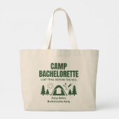 Grand Tote Bag Modern Camp Bachelorette Green (Dos)