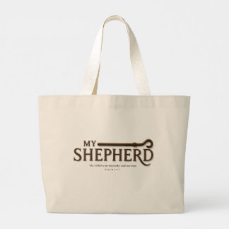 Grand Tote Bag MON BERGER | Psaume 23:1 | Écriture