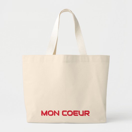 Grand Tote Bag Mon Coeur Tote (Devant)