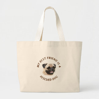 Grand Tote Bag Mon meilleur ami (Carlin)
