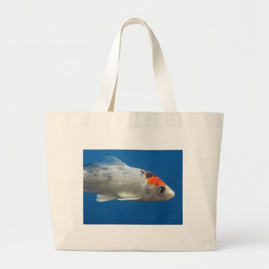 Grand Tote Bag Mon poisson-koi (Devant)