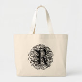 Grand Tote Bag Monarchie "R" (Devant)