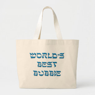 Grand Tote Bag Mondes meilleur Bubbie