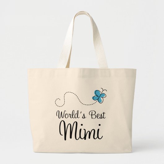 Grand Tote Bag Mondes meilleur Mimi (Devant)
