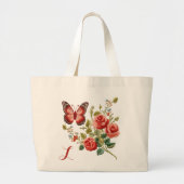 Grand Tote Bag Monogramme floral (Devant)
