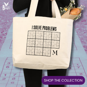 Grand Tote Bag Monogramme Sudoku