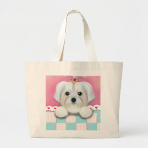 GRAND TOTE BAG MORKIE SHELLY