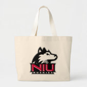 Grand Tote Bag Mot-symbole NIU Huskies (Devant)