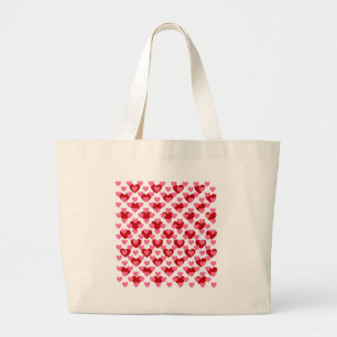Grand Tote Bag Motif cardiaque