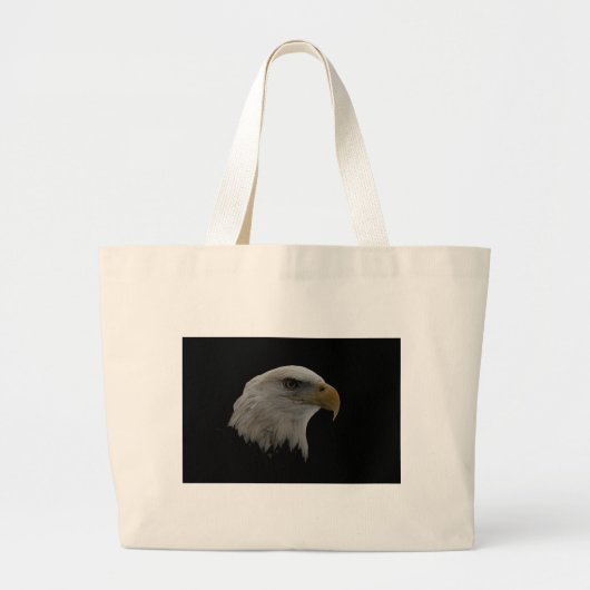 Grand Tote Bag Motivation du leadership de l'aigle américain (Devant)