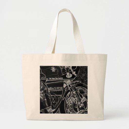 Grand Tote Bag Motorcycle 1 jtcnm (Devant)