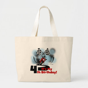 Grand Tote Bag Motorcycle Racing 4e Anniversaire Tshirts