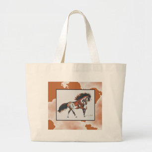 Grand Tote Bag Mousepad de poney de Graphic1war