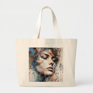 Grand Tote Bag Music and Love